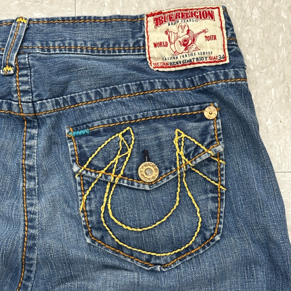 vintage True Religion Y2K Ricky Big Giant Big T